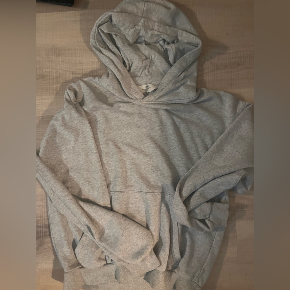 H&M Gray Hoodie Sweater